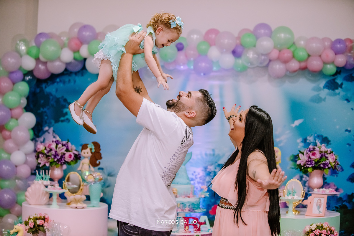 Família em festa infantil
